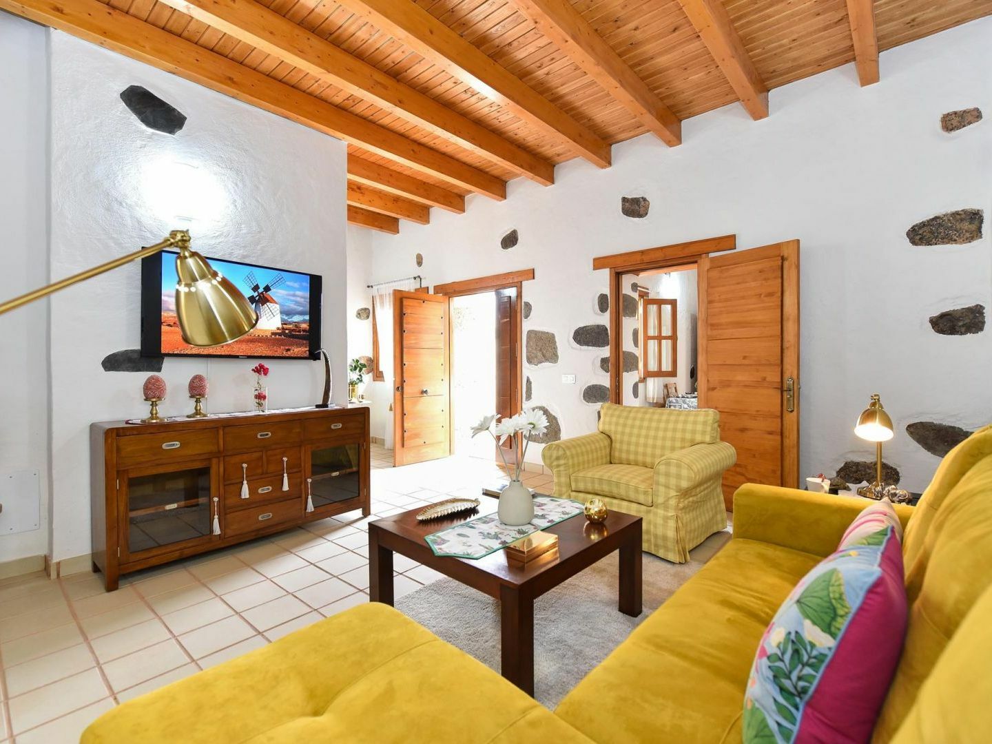 Los Algodones Cottage With Pool อินเกนิโอ ภายนอก รูปภาพ